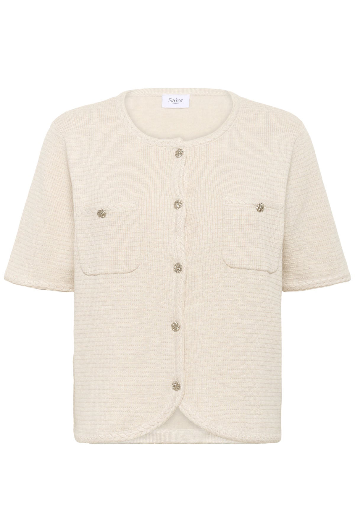 LeciaSZ Cardigan Fog Melange - 30514272