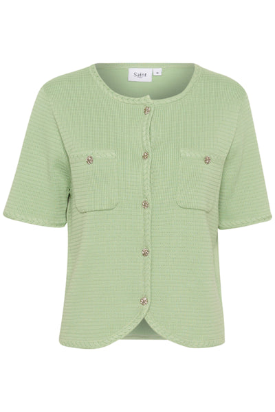 LeciaSZ Cardigan Smoke Green - 30514272 Thumbnail
