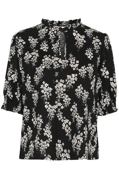 LenyaSZ Blouse Black Flower Lane - 30514282 Thumbnail