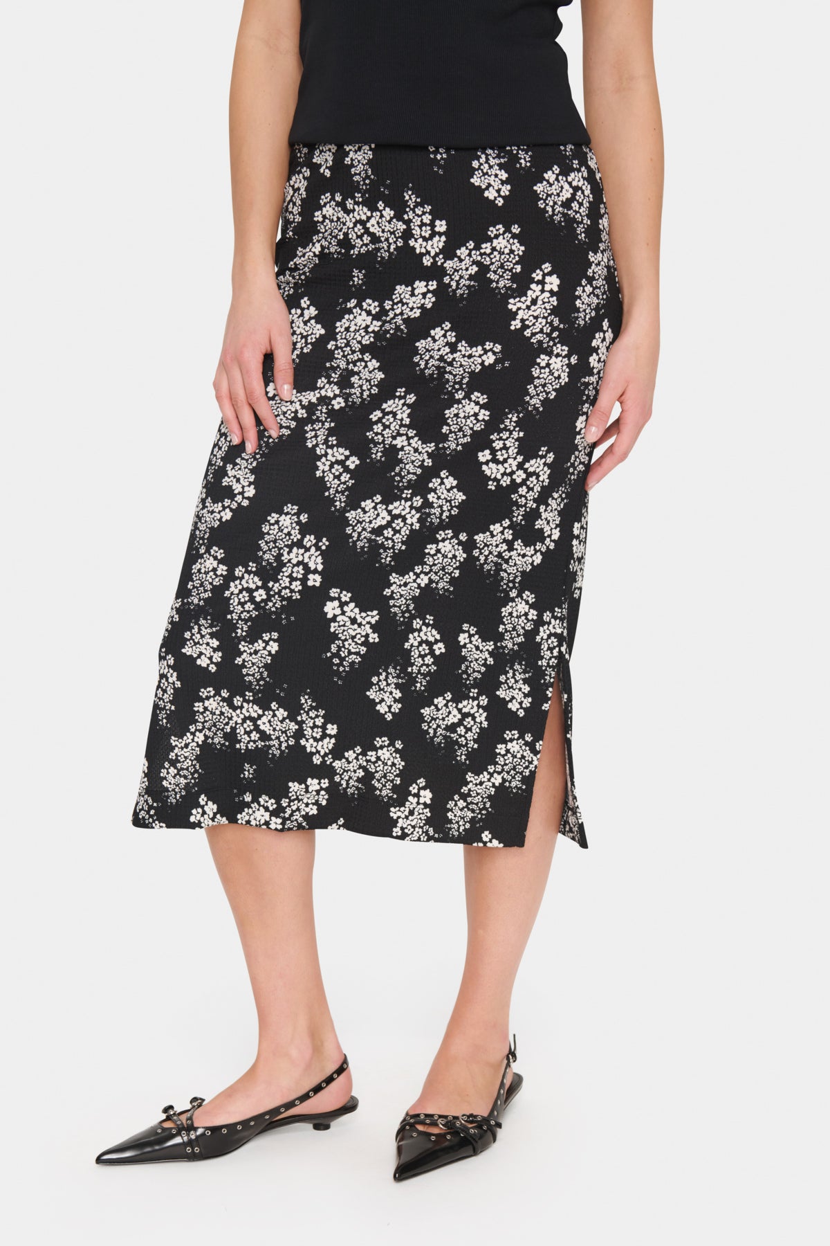 LenyaSZ Skirt Black Flower Lane - 30514284