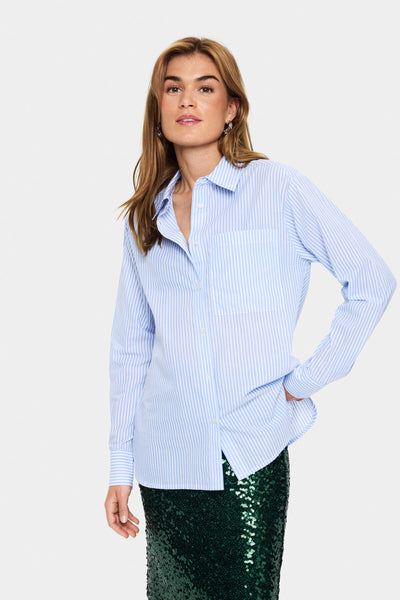 MarleySZ Shirt Chambray Blue - 30514360 Thumbnail