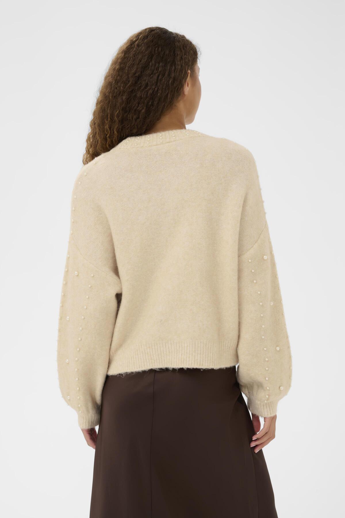 MadeleineSZ Pullover Brown Rice Melange - 30514376