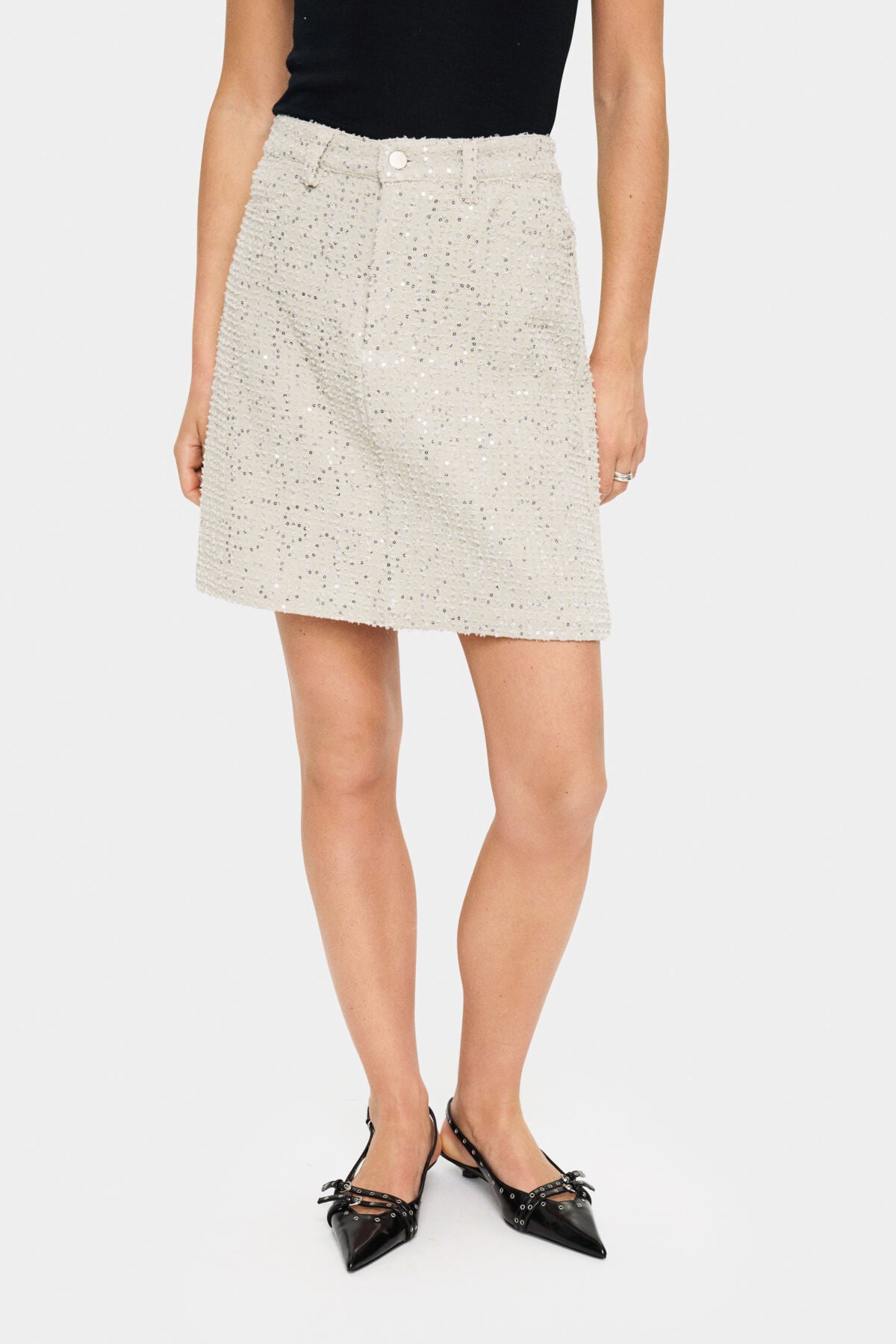 MoniqueSZ Skirt Frost Gray - 30514380