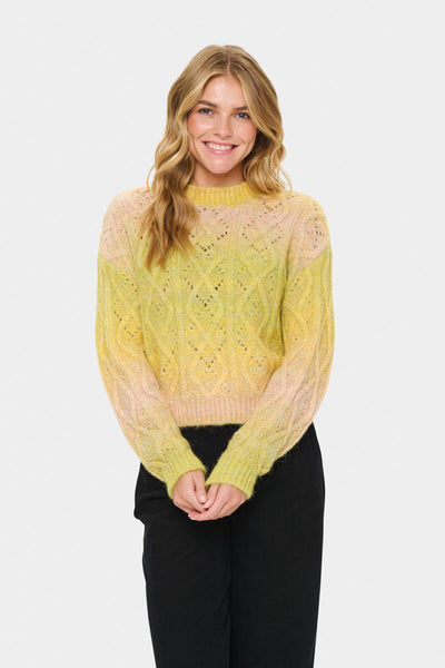 MorganSZ Pullover Misted Yellow Melange - 30514382 Thumbnail