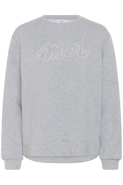MoarrySZ Sweatshirt Frost Gray Melange - 30514384 Thumbnail