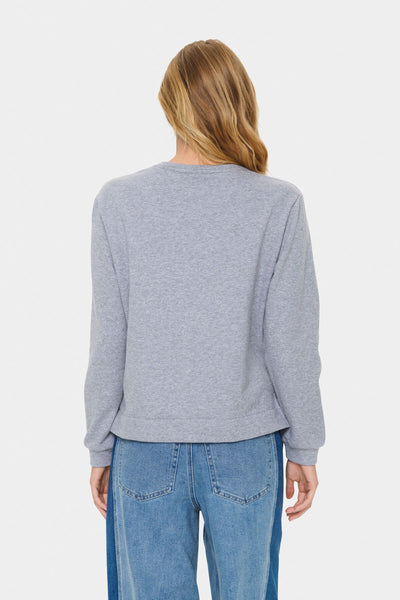 MoarrySZ Sweatshirt Frost Gray Melange - 30514384 Thumbnail