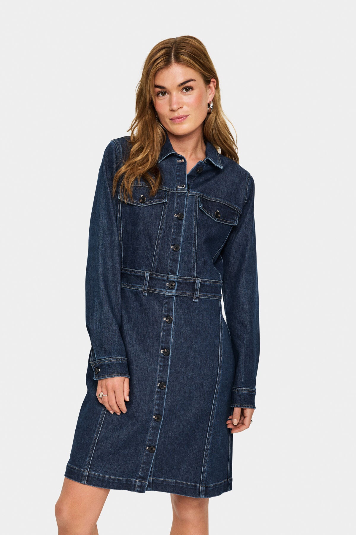 MaudeSZ Dress Medium Blue Denim - 30514395