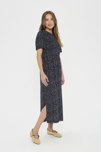 MalikaSZ Dress NightSky Creme Drea Dot - 30514403 Thumbnail