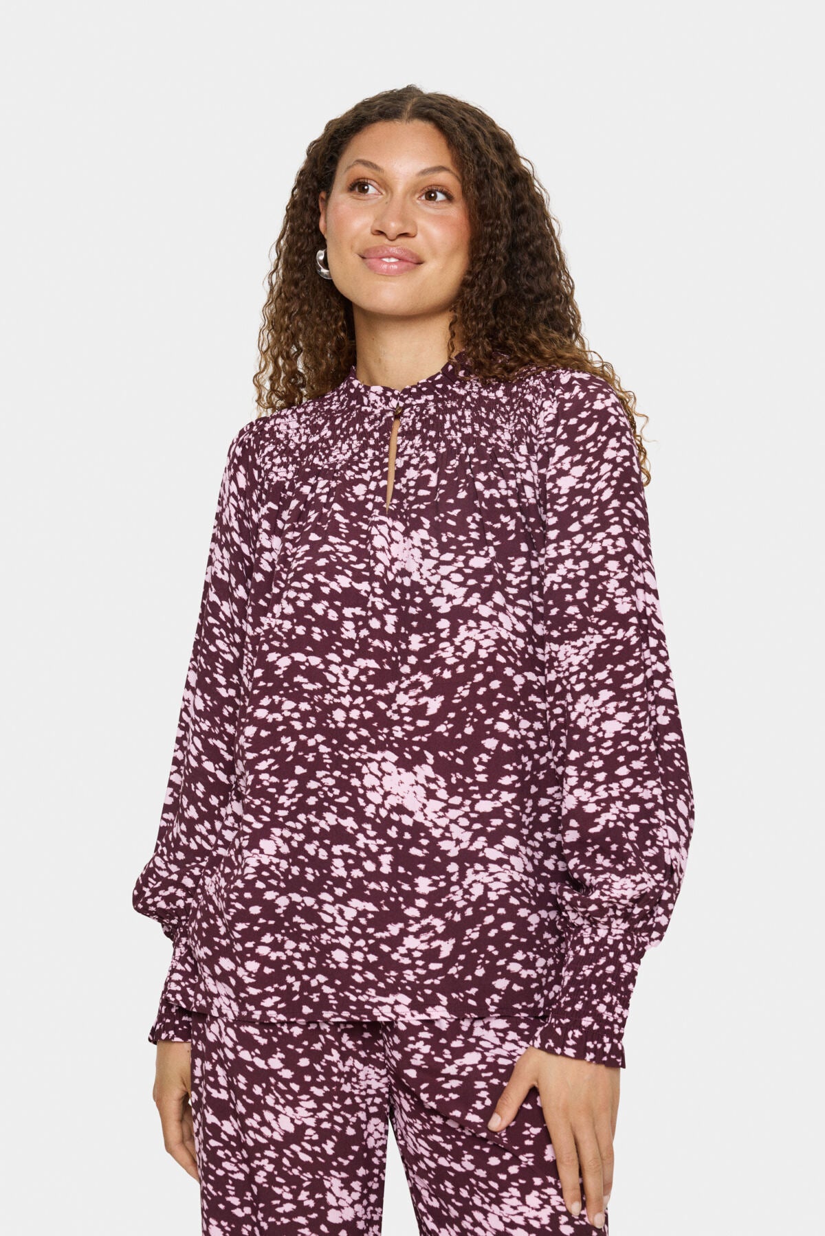 MalikaSZ Blouse Fudge Spotty Animal - 30514405