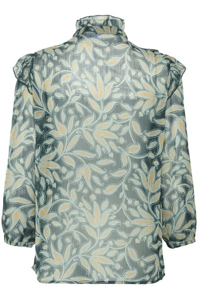MaxineSZ Blouse Pine Autumn Floral - 30514412 Thumbnail