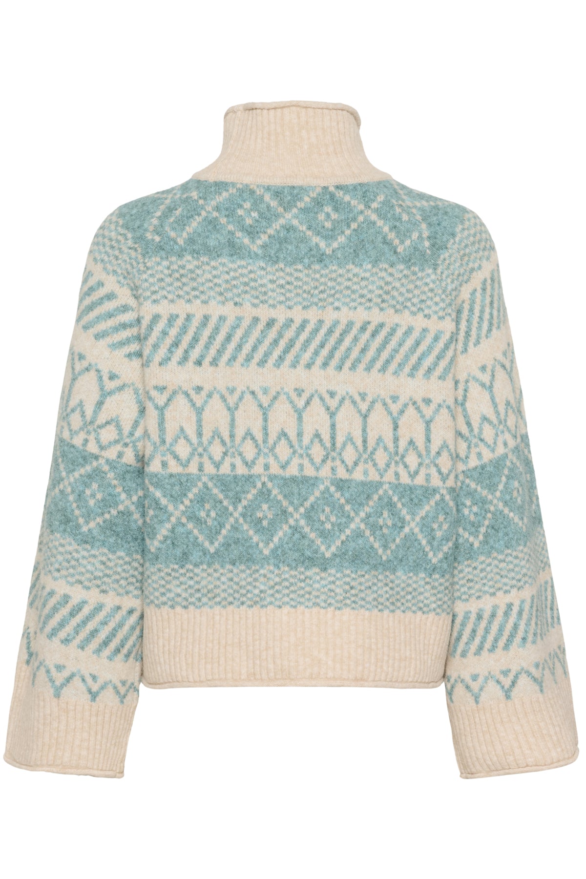MichaSZ Rollneck Aqua Haze Melange - 30514422