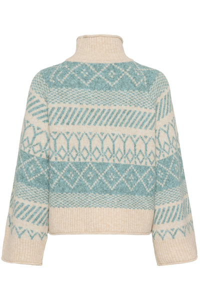 MichaSZ Rollneck Aqua Haze Melange - 30514422 Thumbnail