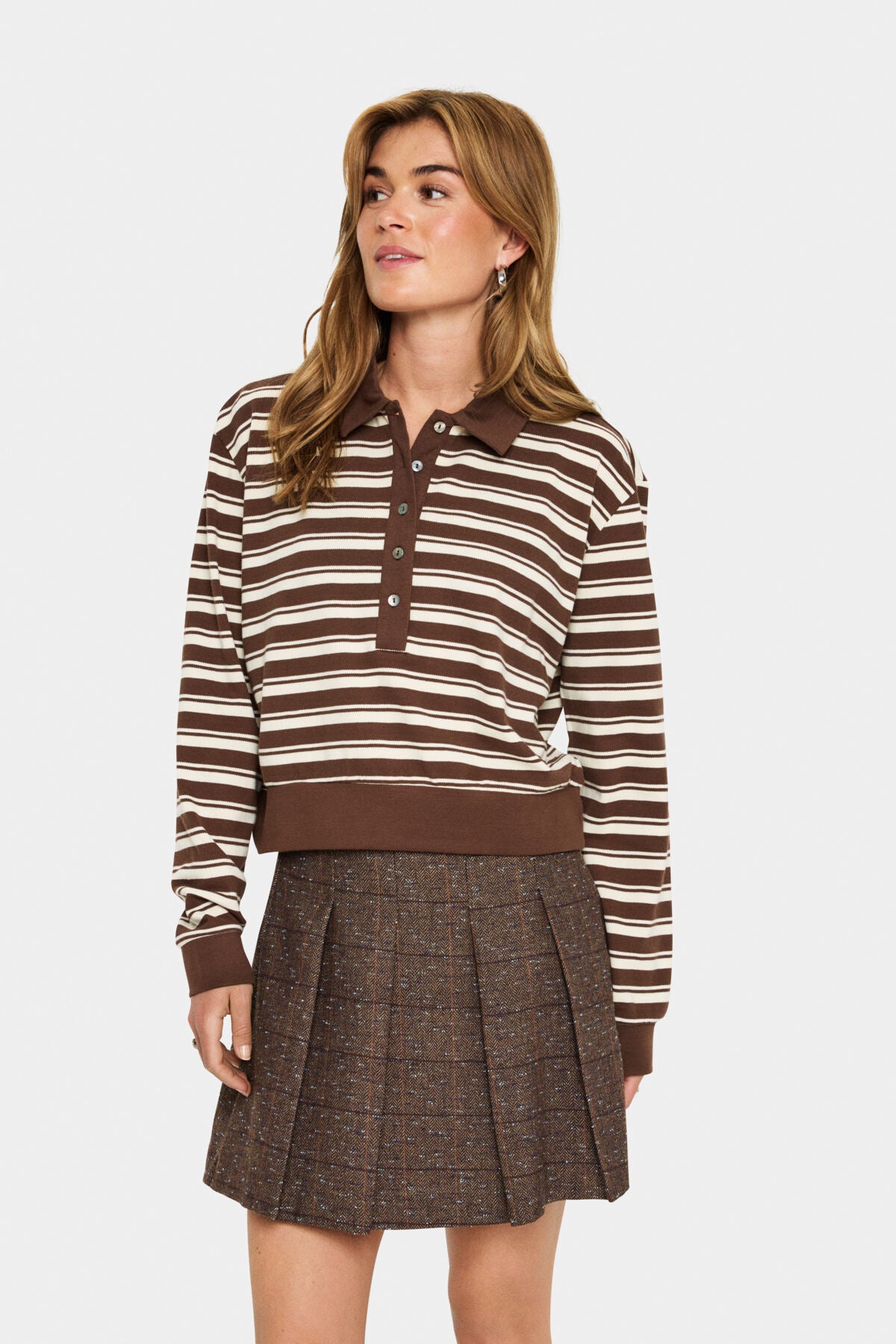 MarjorieSZ T-Shirt Fondue Fudge Stripe - 30514431