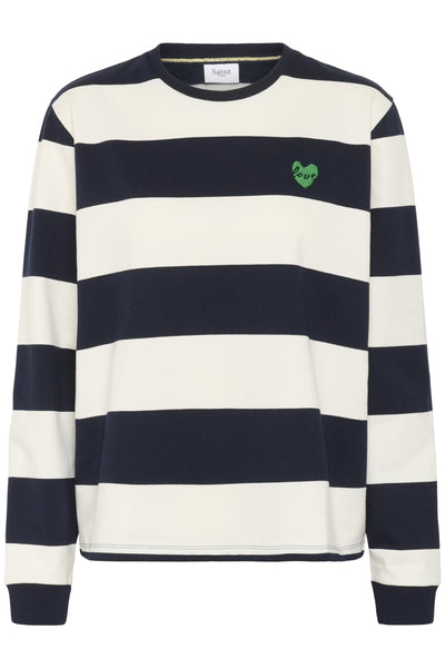 MajsaSZ Sweatshirt Nightsky Ice Block Stripe - 30514451 Thumbnail