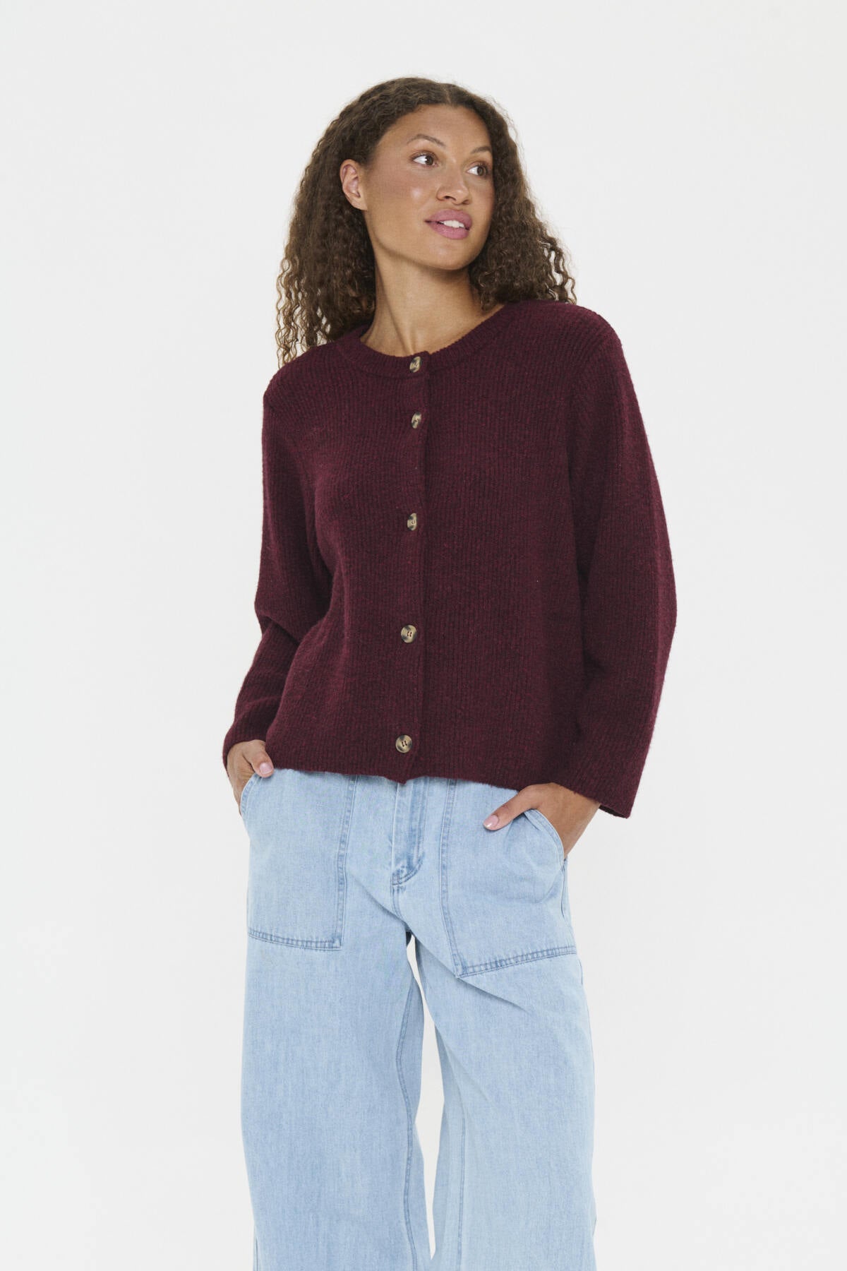 MaleenSZ Cardigan FUDGE - 30514452