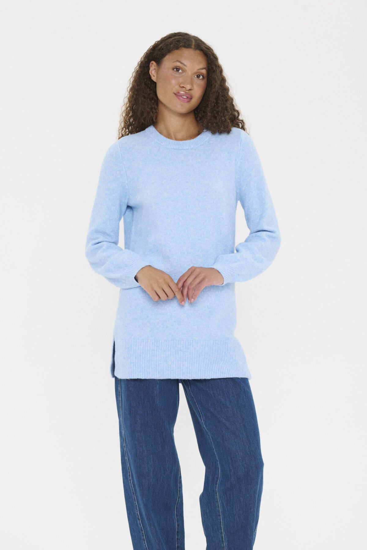 MaleenSZ Long Pullover Starlight Blue - 30514453
