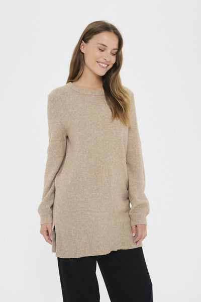 MaleenSZ Long Pullover Crockery - 30514453 Thumbnail