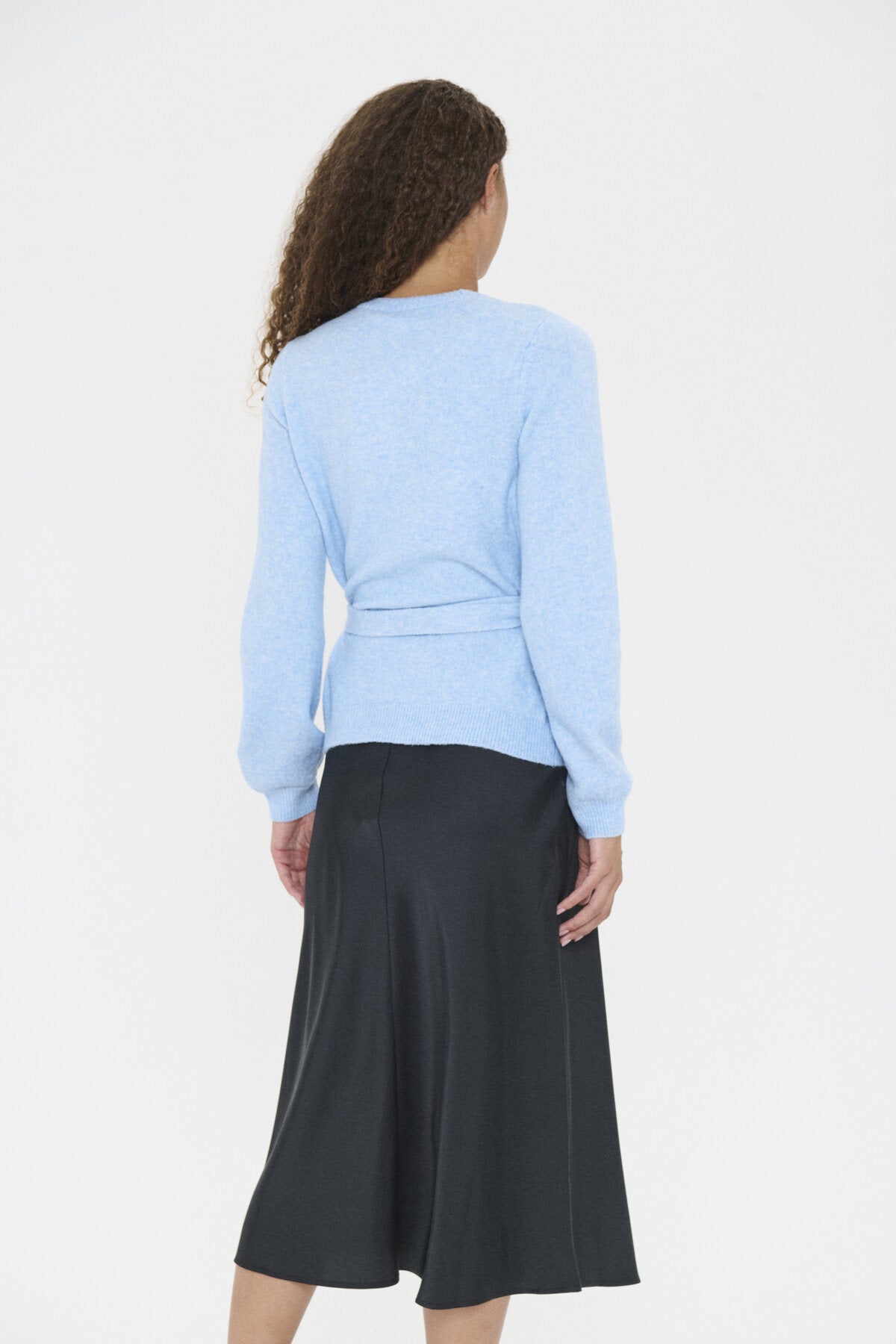 MaleenSZ Wrap Cardigan Starlight Blue - 30514454