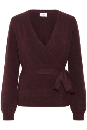 MaleenSZ Wrap Cardigan FUDGE - 30514454