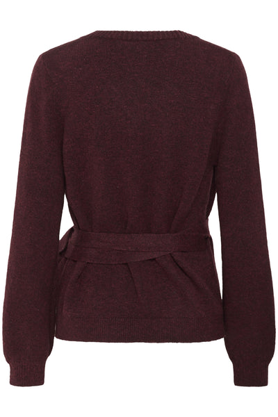MaleenSZ Wrap Cardigan FUDGE - 30514454 Thumbnail