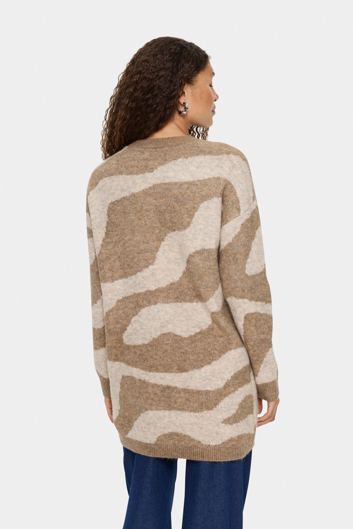 MallieSZ Pullover Dress Tigers Eye - 30514459