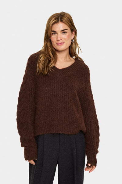MandaSZ Pullover Fondue Fudge Melange - 30514461 Thumbnail