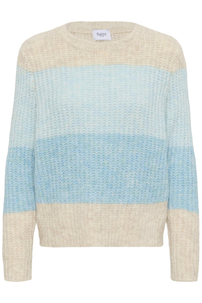 MandySZ Pullover Aqua Haze Melange - 30514462 Thumbnail