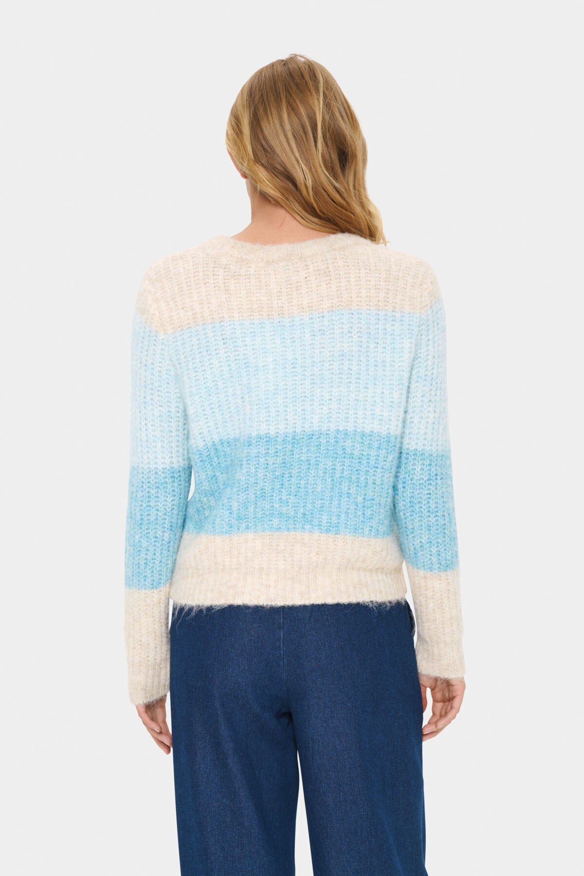 MandySZ Pullover Aqua Haze Melange - 30514462