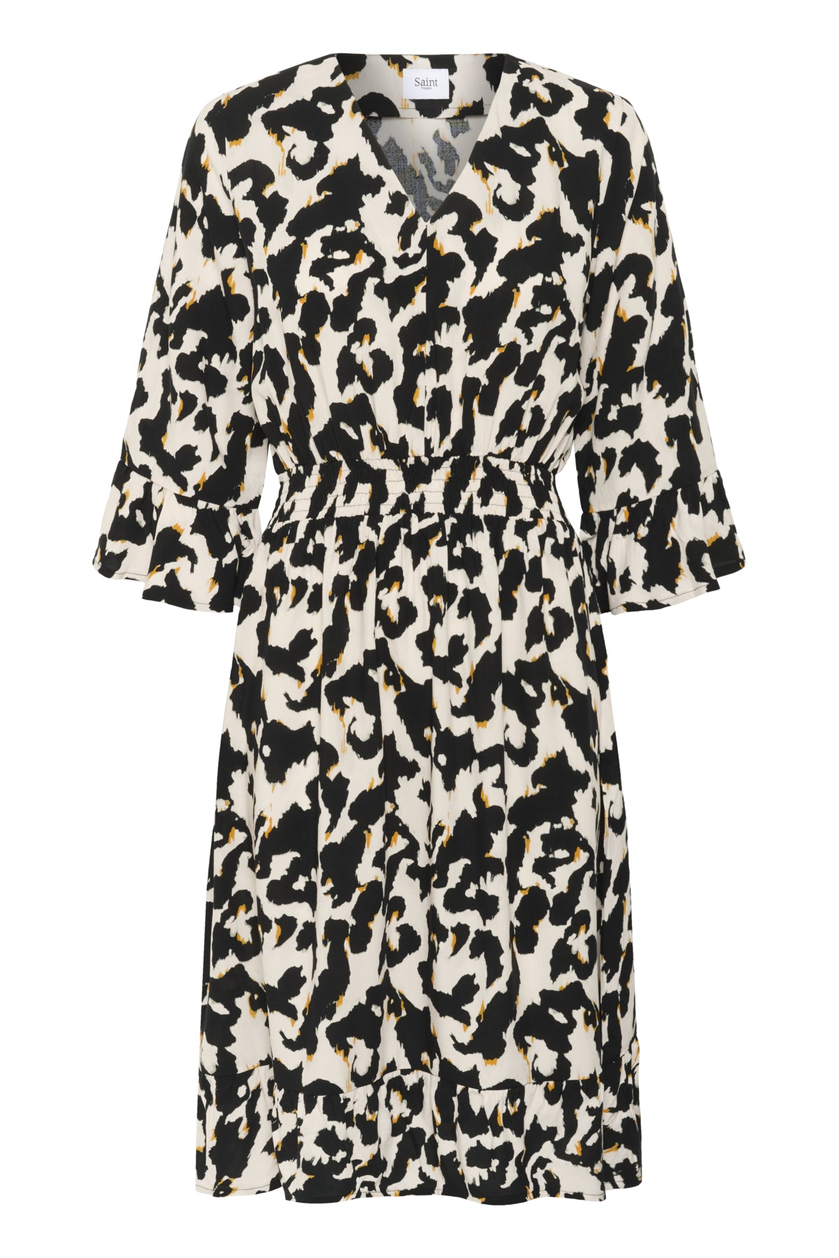 MarcaSZ Long Dress Orchid Painted Leopard - 30514463