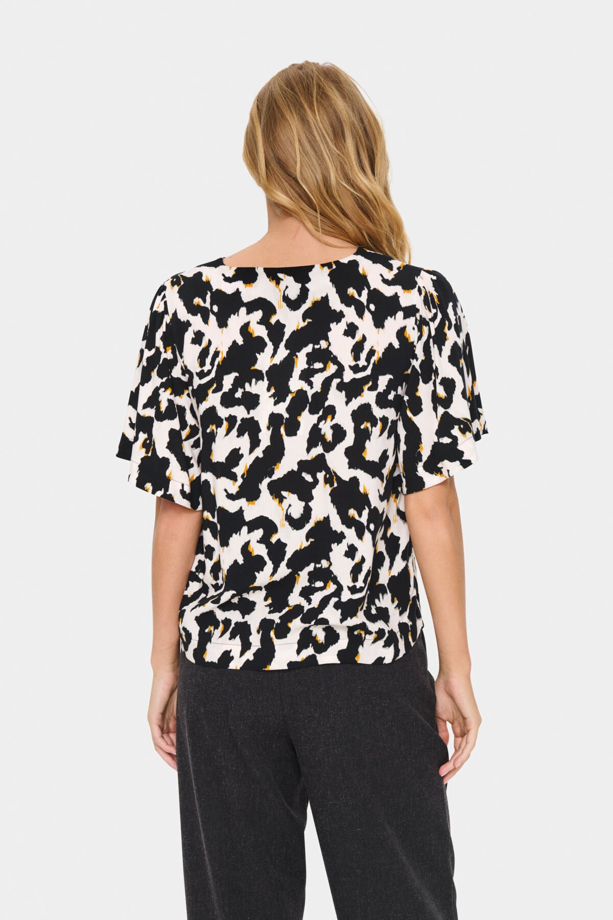MarcaSZ Blouse Orchid Painted Leopard - 30514465