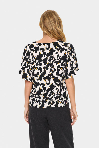MarcaSZ Blouse Orchid Painted Leopard - 30514465 Thumbnail