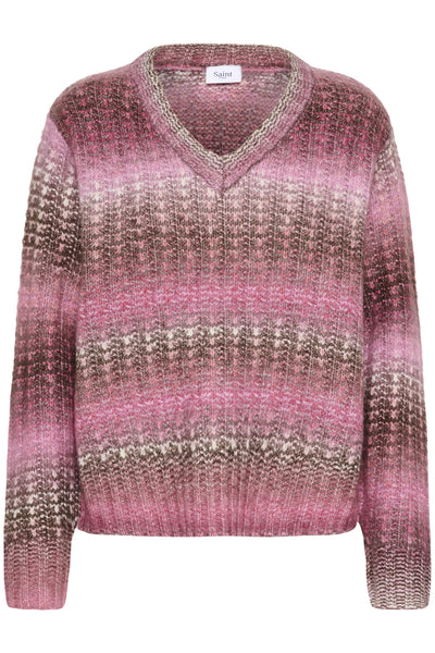 MirabelSZ Pullover Pink Peacock Melange - 30514466 Thumbnail