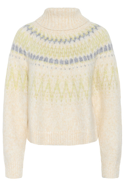MegnaSZ Rollneck Pullover Ice Melange - 30514467 Thumbnail