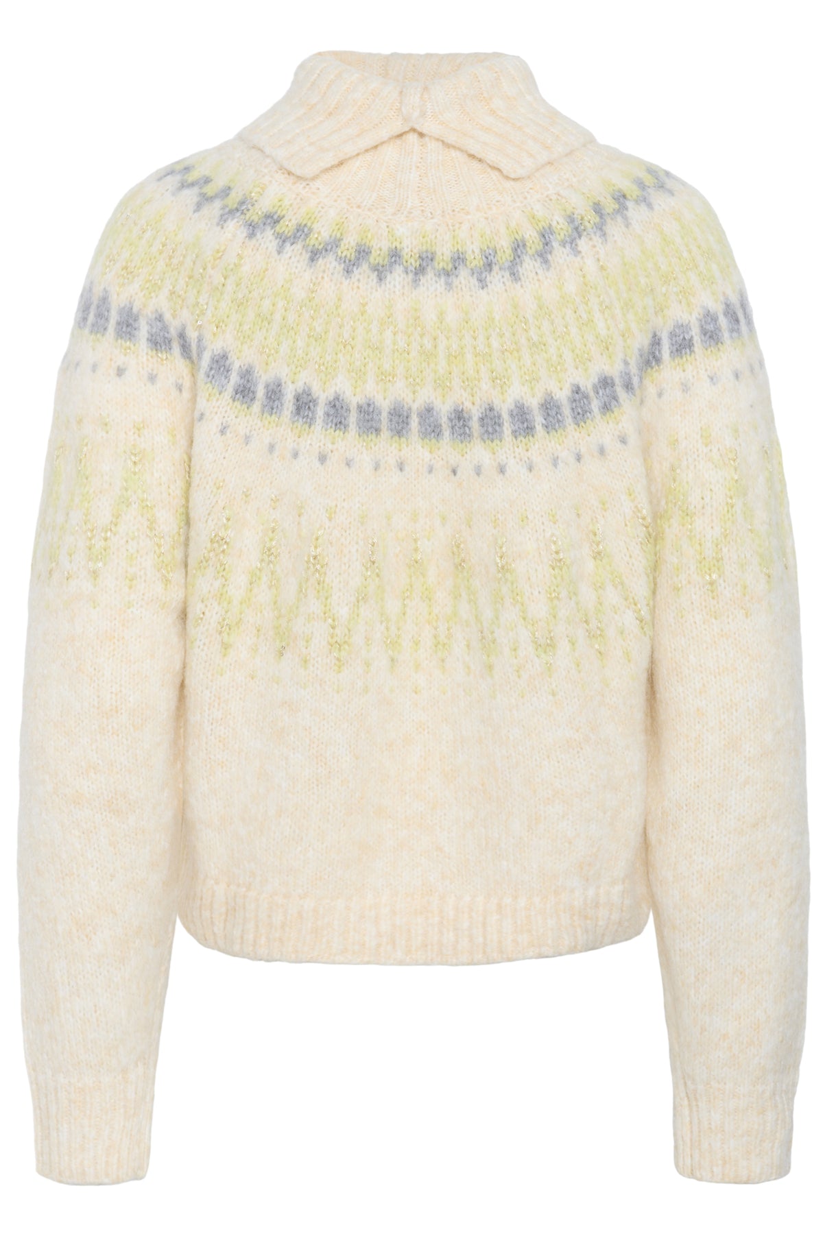 MegnaSZ Rollneck Pullover Ice Melange - 30514467