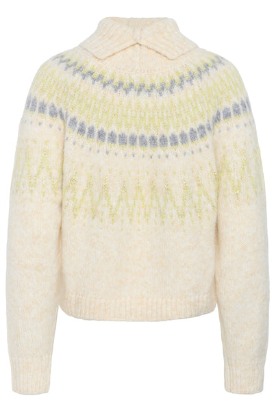 MegnaSZ Rollneck Pullover Ice Melange - 30514467 Thumbnail