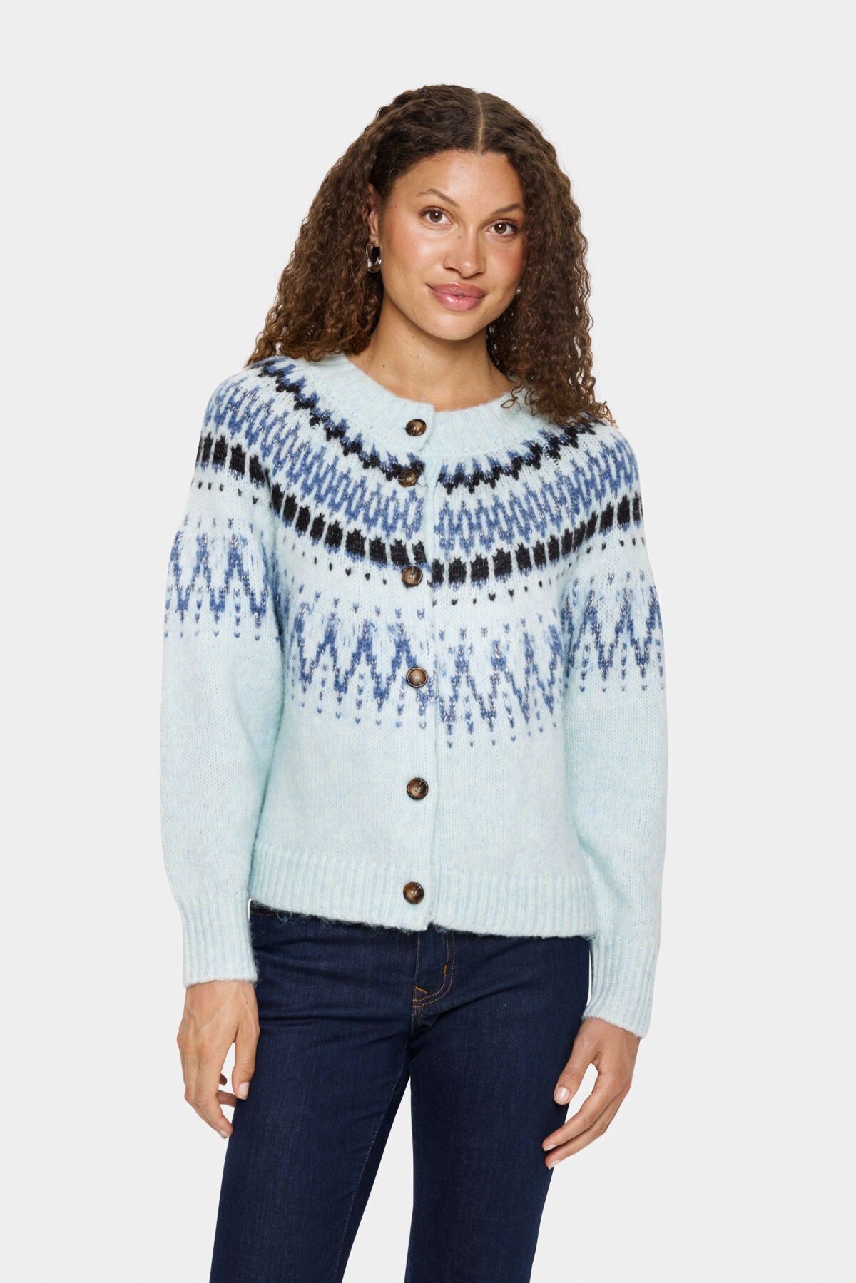MegnaSZ Cardigan Starlight Blue Melange - 30514468