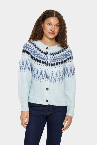 MegnaSZ Cardigan Starlight Blue Melange - 30514468 Thumbnail