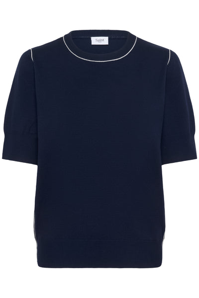 MilaneSZ SS Pullover Baritone Blue - 30514529 Thumbnail