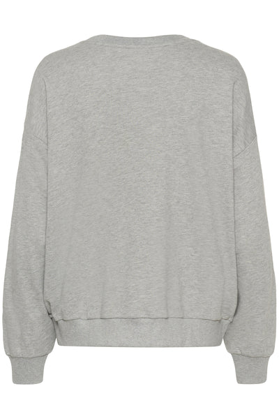 LilaaSZ Sweatshirt Mist Grey Melange - 30514530 Thumbnail