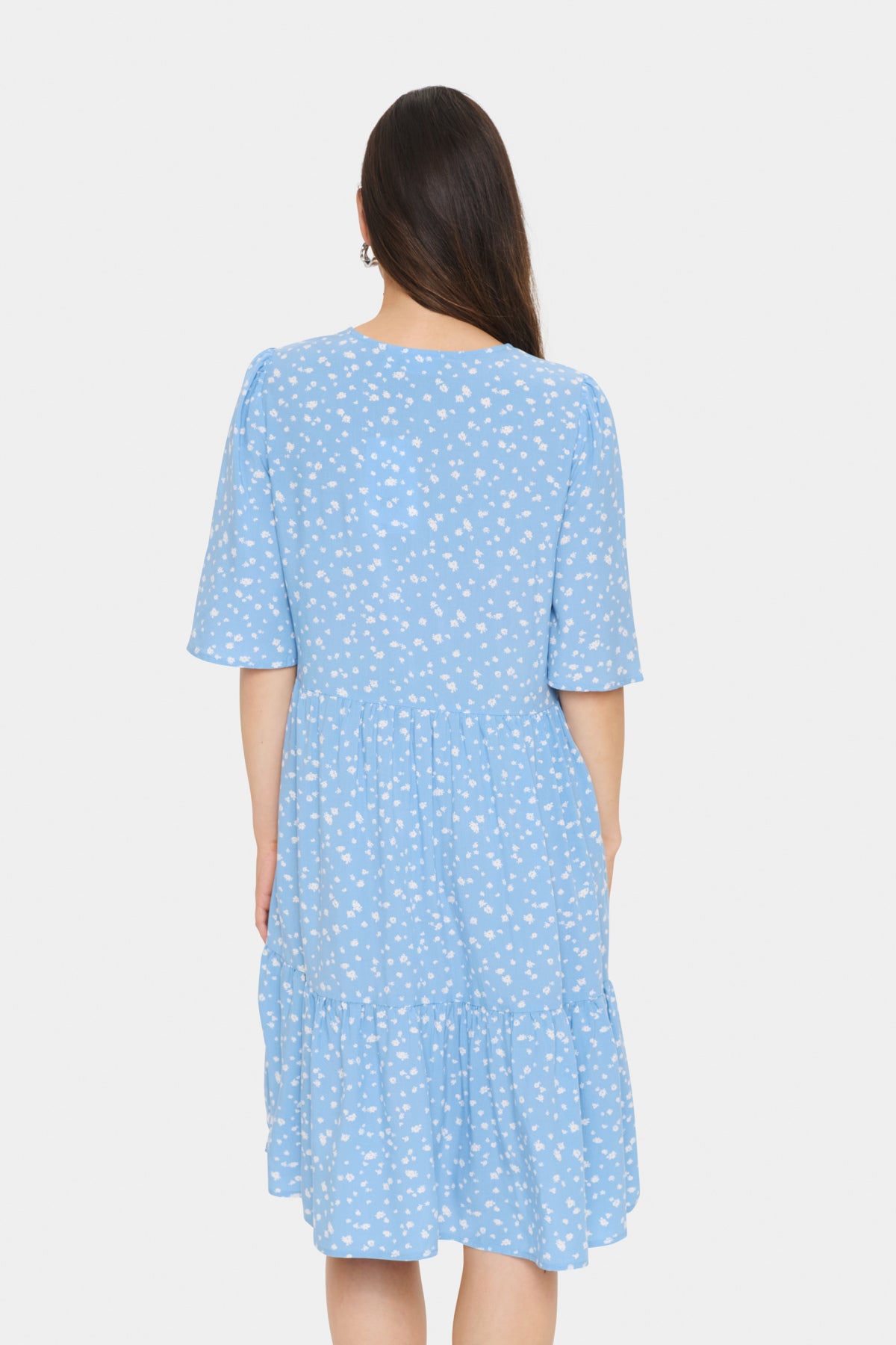 EdaSZ Mid Sleeve Dress Allure Ice Small Blooms - 30514531