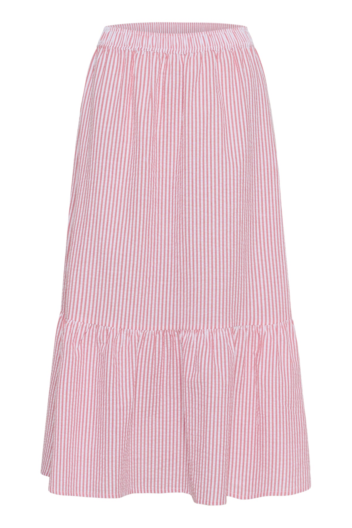 ElmikoSZ Maxi Skirt Fandango Pink White Stripe - 30514533