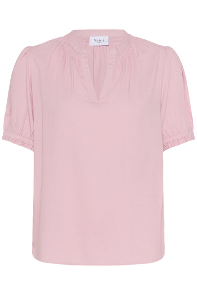 BrittaSZ SS Blouse Pink Nectar - 30514534 Thumbnail