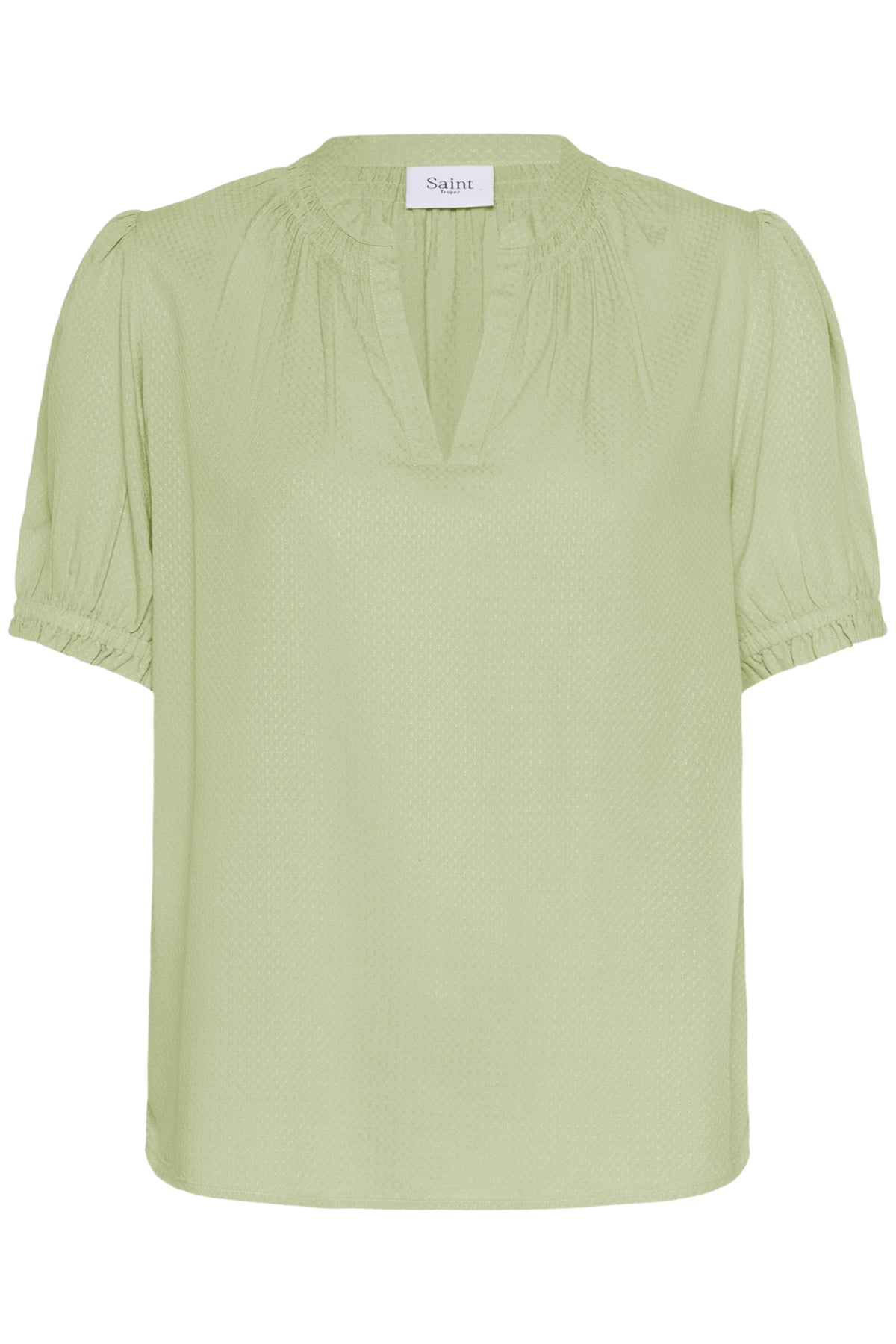 BrittaSZ SS Blouse Smoke Green - 30514534