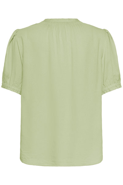 BrittaSZ SS Blouse Smoke Green - 30514534 Thumbnail