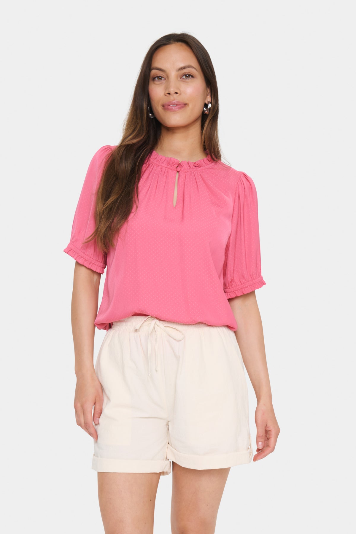 BrianaSZ SS Blouse Fruit Dove - 30514535