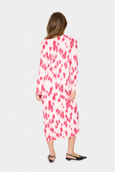MuniSZ Dress Pink Blurry Big Blooms - 30514678 Thumbnail