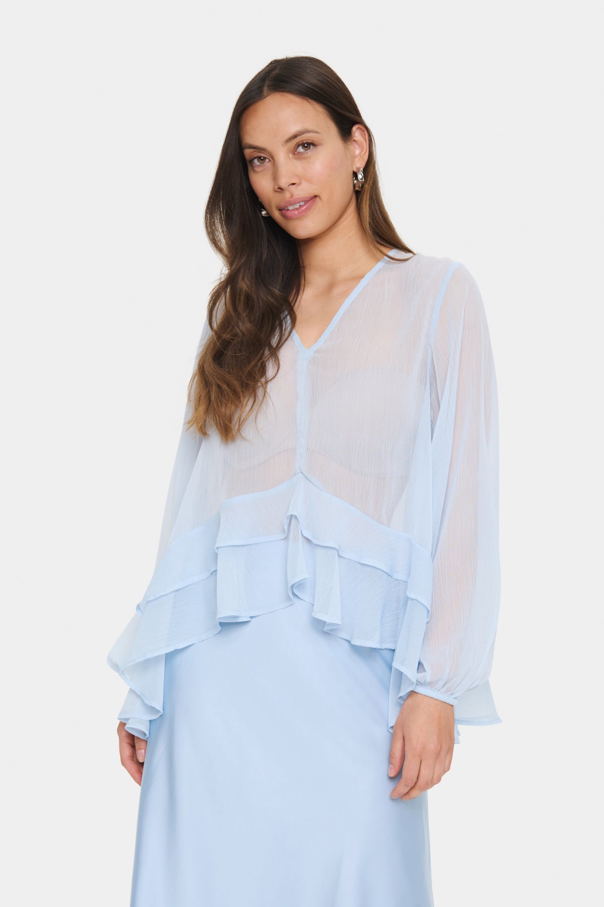 LindzySZ Blouse Cashmere Blue - 30514782