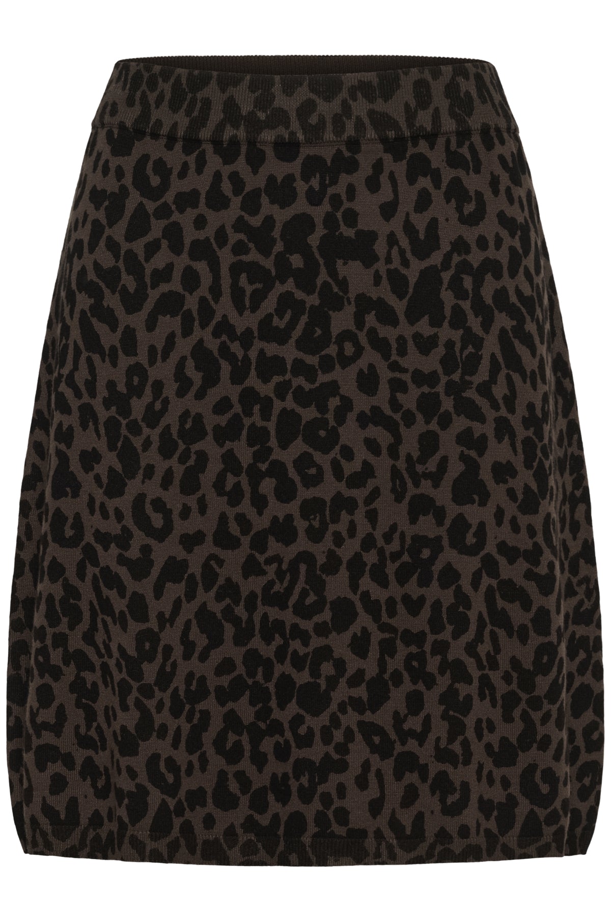 ZhilaSZ Short Skirt Chocolate Brown Leopard - 30514830