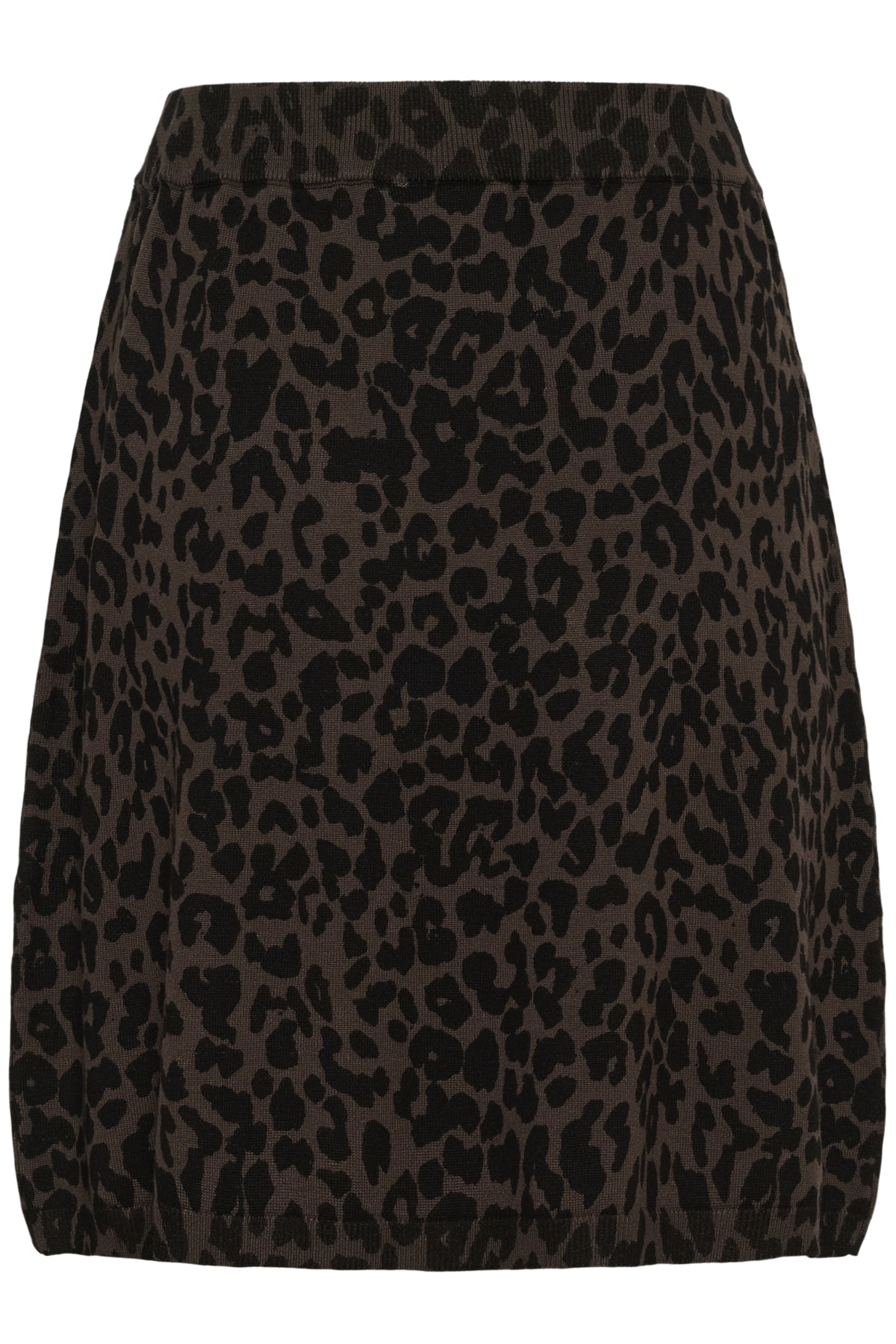 ZhilaSZ Short Skirt Chocolate Brown Leopard - 30514830