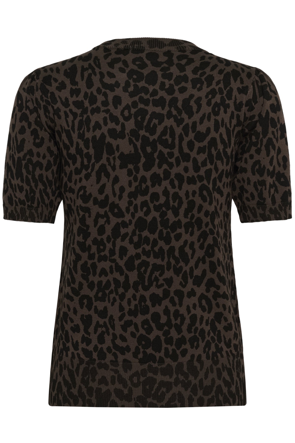 ZhilaSZ SS Pullover Chocolate Brown Leopard - 30514831